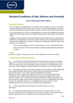 Download: Conditions of Sale Delivery Assembly